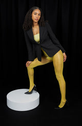 LECHERY® LUSTROUS SILKY SHINY 20 DENIER PANTYHOSE • YELLOW