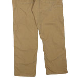 DICKIES Mens Regular Fit Beige Cotton Blend Zip Jeans W36 L29 Casual Workwear