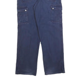 HELLY HANSEN Mens Relaxed Navy Blue Cargo Utility Trousers W36 L32 Workwear