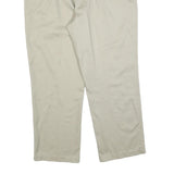 TOMMY HILFIGER Mens Beige Cotton Blend Regular Fit Straight Leg Trousers W40 L30