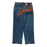 Hip Hop Akademiks Jeans - 32W 30L Blue Denim