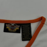 Harley Davidson Tank Top - Large White Polyester
