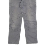 CARHARTT Mens Cotton Blend Grey Relaxed Fit Straight Leg Trousers W28 L30 Casual