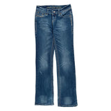 Zenim Boot Cut Jeans - 28W UK 6 Blue Cotton