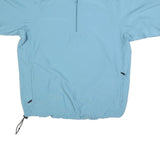 ADIDAS Mens Blue Athletic Jacket M Polyester Short Sleeve Zip Up Casual