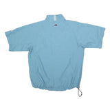 ADIDAS Mens Blue Athletic Jacket M Polyester Short Sleeve Zip Up Casual