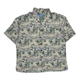 Bermuda Bay Hawaiian Shirt - XL Multicoloured Silk