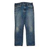 501 Levis Jeans - 33W 30L Blue Cotton