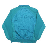 JANEVE Womens Blue Collared M Casual Polyester Sweatshirt Zip Up