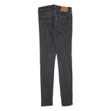 LEVI'S Mens Slim Black Denim Slim Jeans W32 L36 Stretch Cotton Blend