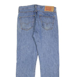 LEVI'S 501 Mens Jeans Blue Regular Straight Denim Medium W34 L32 Classic Cotton