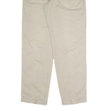 GAP Mens Relaxed Beige Cotton Blend Trousers W29 L32 Casual Zip Closure