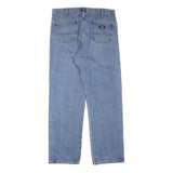 DICKIES Mens Jeans Blue Regular Straight Denim Medium W36 L32 Workwear Zip