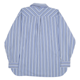 TOMMY HILFIGER Mens Blue & White Striped Shirt 2XL Button Cotton Formal