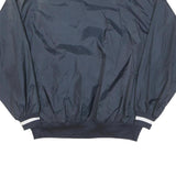 PORT AND COMPANY Mens Navy Marines Nylon Jacket L Pullover Plain Lightweight