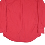 CROFT & BARROW Mens Red Button-Down Collar Casual Shirt M Cotton Blend