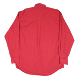 CROFT & BARROW Mens Red Button-Down Collar Casual Shirt M Cotton Blend
