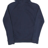 ADIDAS Womens Navy Blue Hoodie XS Cotton Blend Pullover Casual Sportswear