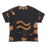 GUNS N ROSES Womens Black Tie Dye Graphic T-Shirt L Short Sleeve Crew Neck