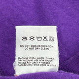 Blank Fruit Of The Loom Single Stitch T-Shirt - XL Purple Cotton