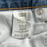 Levis Jeans - 34W 30L Blue Cotton
