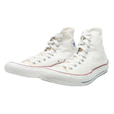 CONVERSE Chuck Taylor All Star Mens High Top Trainers White Cotton Blend UK 15