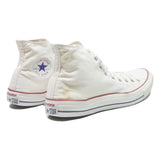CONVERSE Chuck Taylor All Star Mens High Top Trainers White Cotton Blend UK 15
