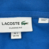 Lacoste Polo Shirt - 2XL Blue Cotton