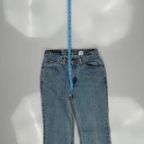 Levis 517 Boot Cut Jeans - 28W UK 6 Light Wash Cotton