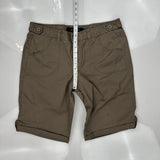Calvin Klein Jeans Chino Shorts - 32W US 8 Brown Cotton