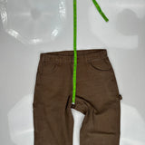 Dickies Carpenter Pants - 34W 32L Brown Cotton