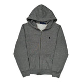 Polo By Ralph Lauren Hoodie - Medium Gray Cotton Blend
