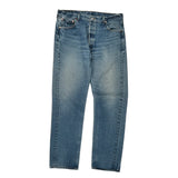 501 Levis Jeans - 36W 30L Blue Cotton