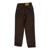 550 Levis Jeans - 24W UK 4 Brown Cotton