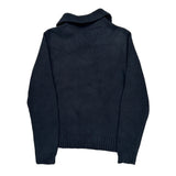 Ralph Lauren Collared Sweater - Large Navy Cotton