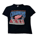 Detroit Red Wings True Fan T-Shirt - Large Black Cotton