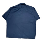Dickies Short Sleeve Shirt - XL Navy Cotton Blend