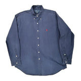 Blake Ralph Lauren Shirt - Large Blue Cotton