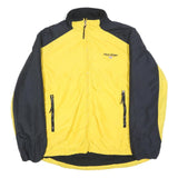 POLO SPORT RALPH LAUREN Mens Yellow & Black Track Jacket M Nylon Zip Plain