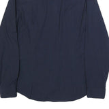 CALVIN KLEIN Mens Navy Blue Shirt L Cotton Long Sleeve Button Casual Formal
