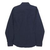 CALVIN KLEIN Mens Navy Blue Shirt L Cotton Long Sleeve Button Casual Formal