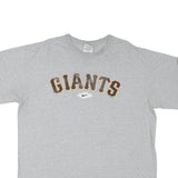 NIKE Mens Grey Giants Graphic T-Shirt XL Short Sleeve Crew Neck Sports Casual