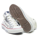 CONVERSE Chuck Taylor All Star Womens Canvas Lace-Up Trainers White UK 6 Casual