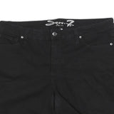 7 FOR ALL MANKIND Womens Black Casual Shorts XL W38 Cotton Blend Stylish Fit