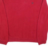 CHAPS Mens Red Plain Crew Neck Basic Knit Jumper L Cotton Blend Casual Comfort
