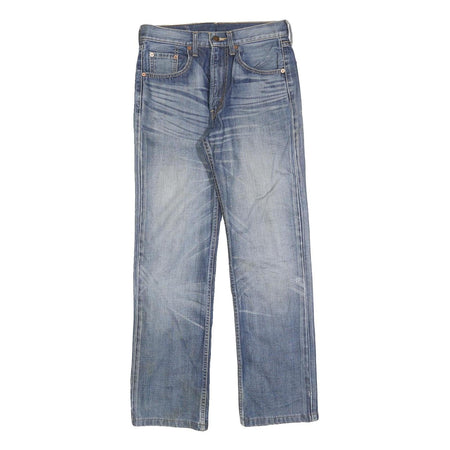 LEVI'S 524 Mens Jeans Blue Regular Straight Denim Medium W30 L32 Classic Fit Zip