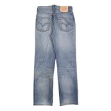 LEVI'S 524 Mens Jeans Blue Regular Straight Denim Medium W30 L32 Classic Fit Zip