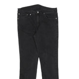LEVI'S 511 Slim Mens Jeans Black Slim Skinny Denim Raw W34 L32 Stretch Zip
