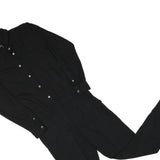 MARC O'POLO Womens Black Playsuit Cotton Blend S Buttoned Collar Casual Jumpsuit