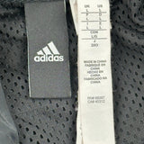 Adidas Windbreaker - Large Gray Polyester